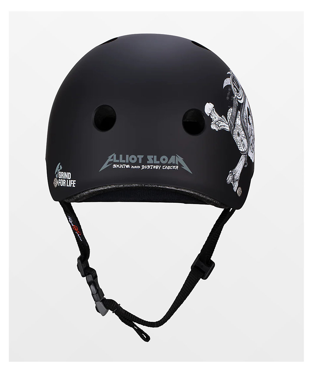 Triple Eight Sloan Dual Certified Black Skateboard Helmet