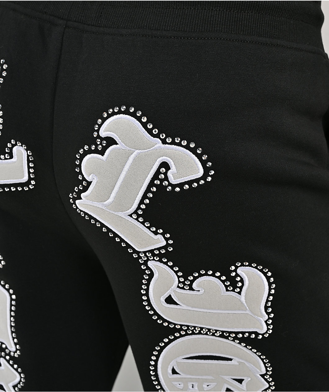 True Religion Applique Black Sweatpants