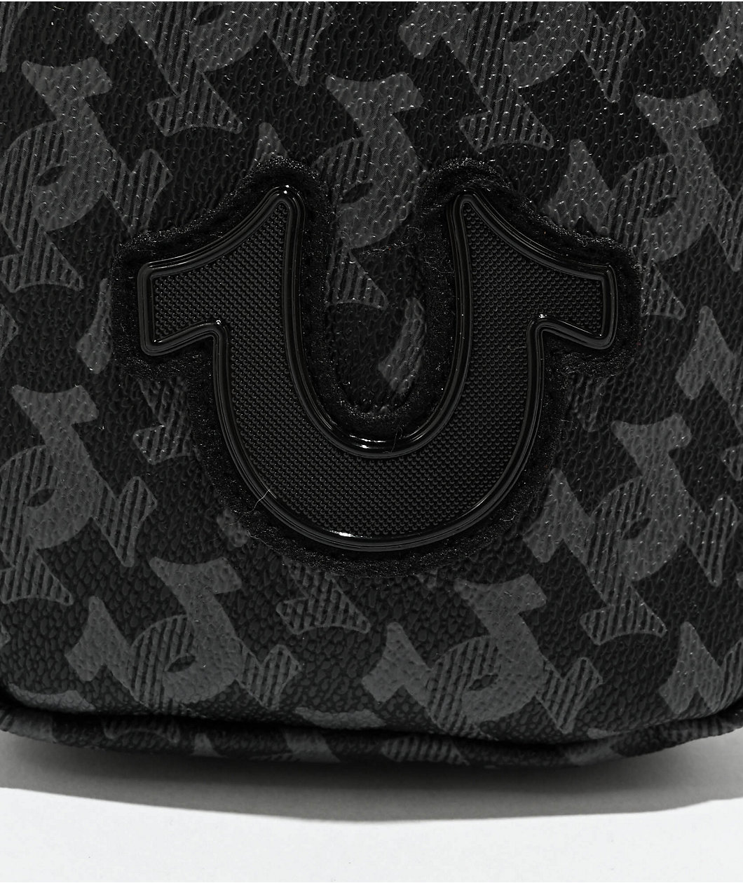 True Religion Apse Monogram Black Crossbody Bag