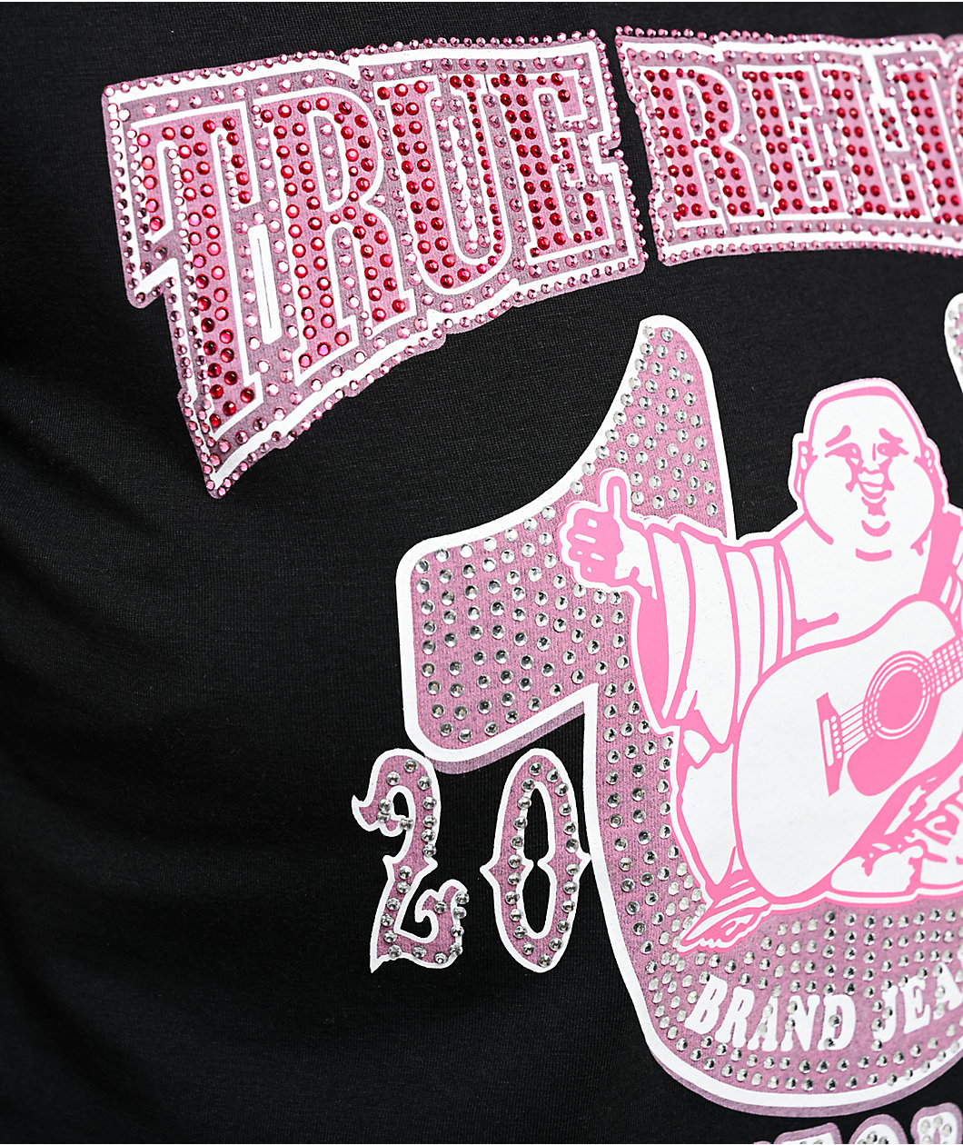 True Religion Buddha Crystal Black T-Shirt