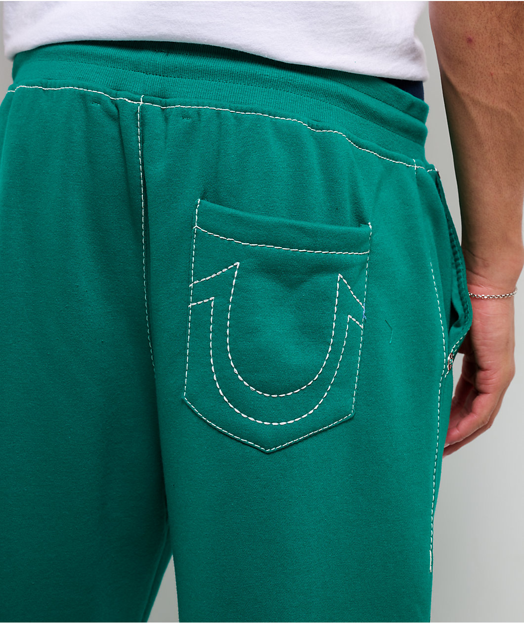 True Religion Crest Big T Oak Leaf Sweatpants