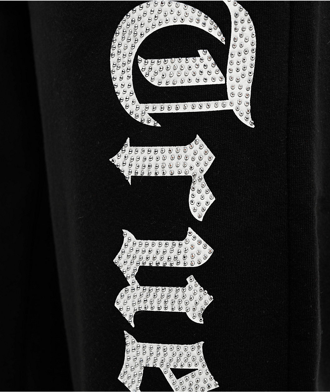 True Religion Crystal Black Boyfriend Jogger Sweatpants