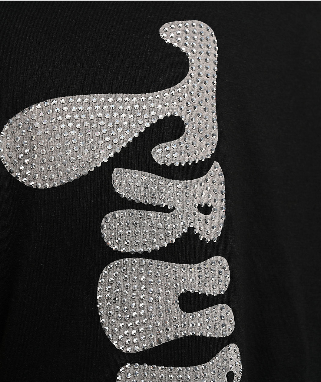 True Religion Crystal Horseshoe Black T-Shirt