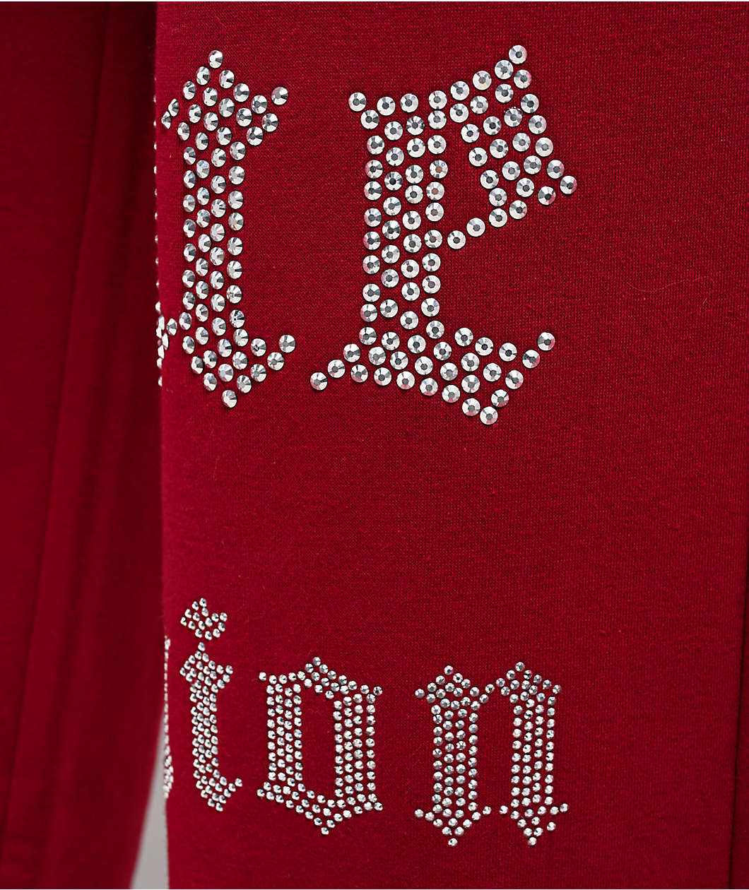 True Religion Crystal Red Wide Leg Sweatpants