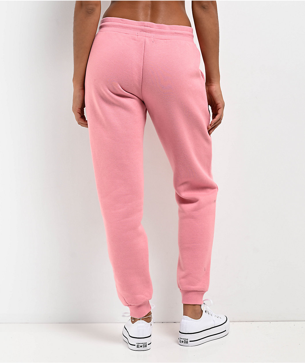 True Religion Crystal Wing Pink Jogger Sweatpants