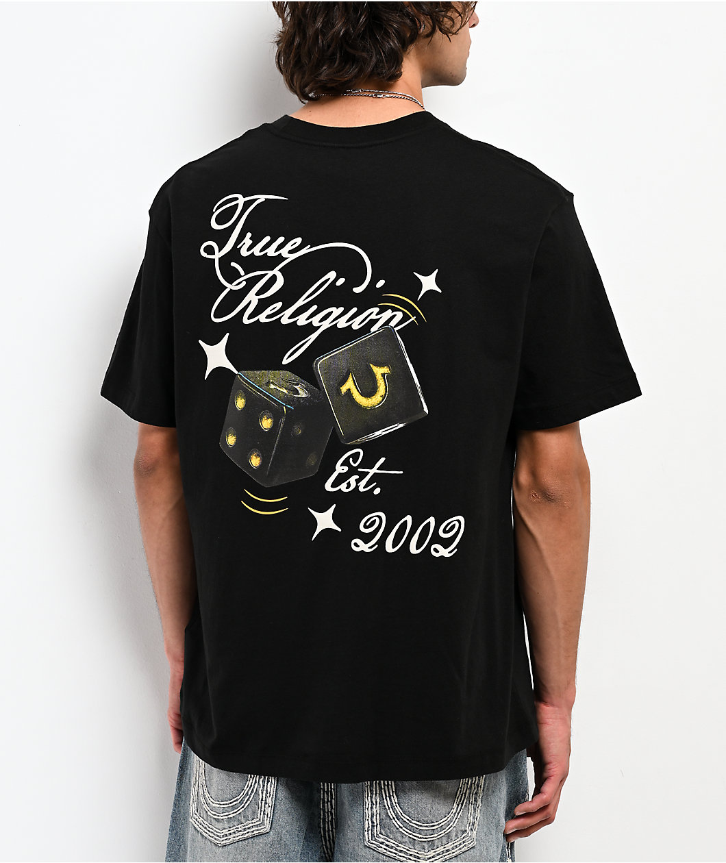 True Religion Dice Black T-Shirt