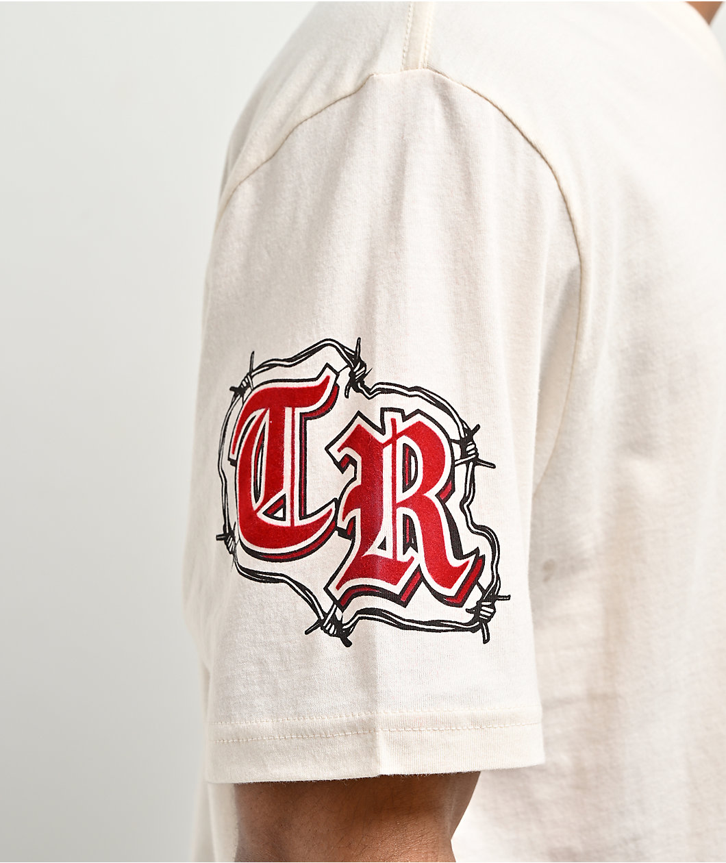 True Religion Eagle Nest Natural T-Shirt