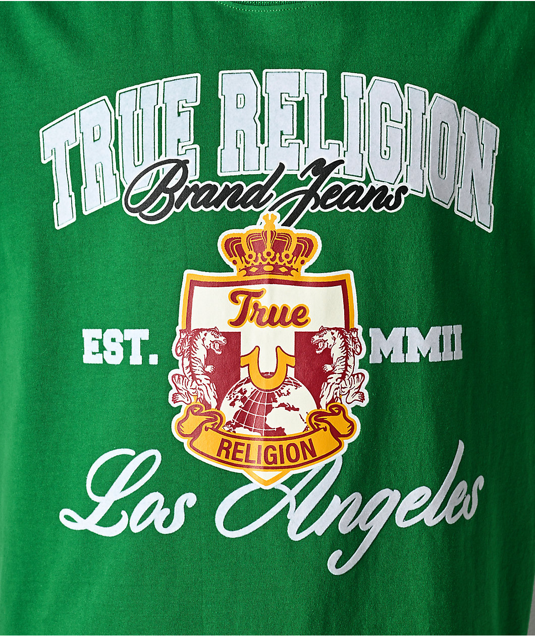 True Religion Elite Crest Green T-Shirt