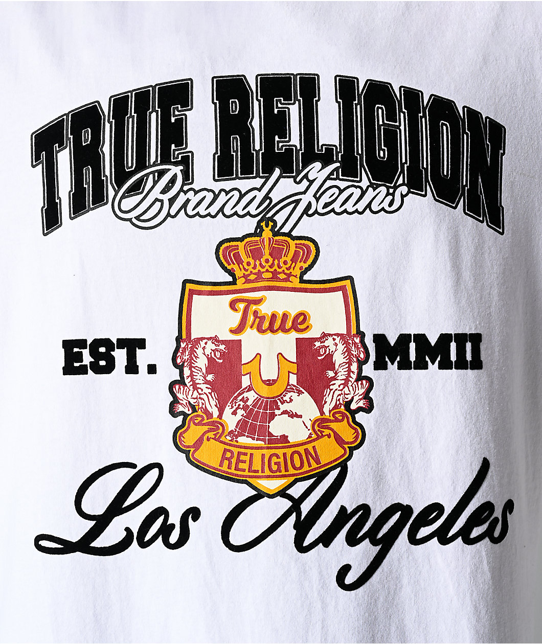 True Religion Elite Crest White T-Shirt