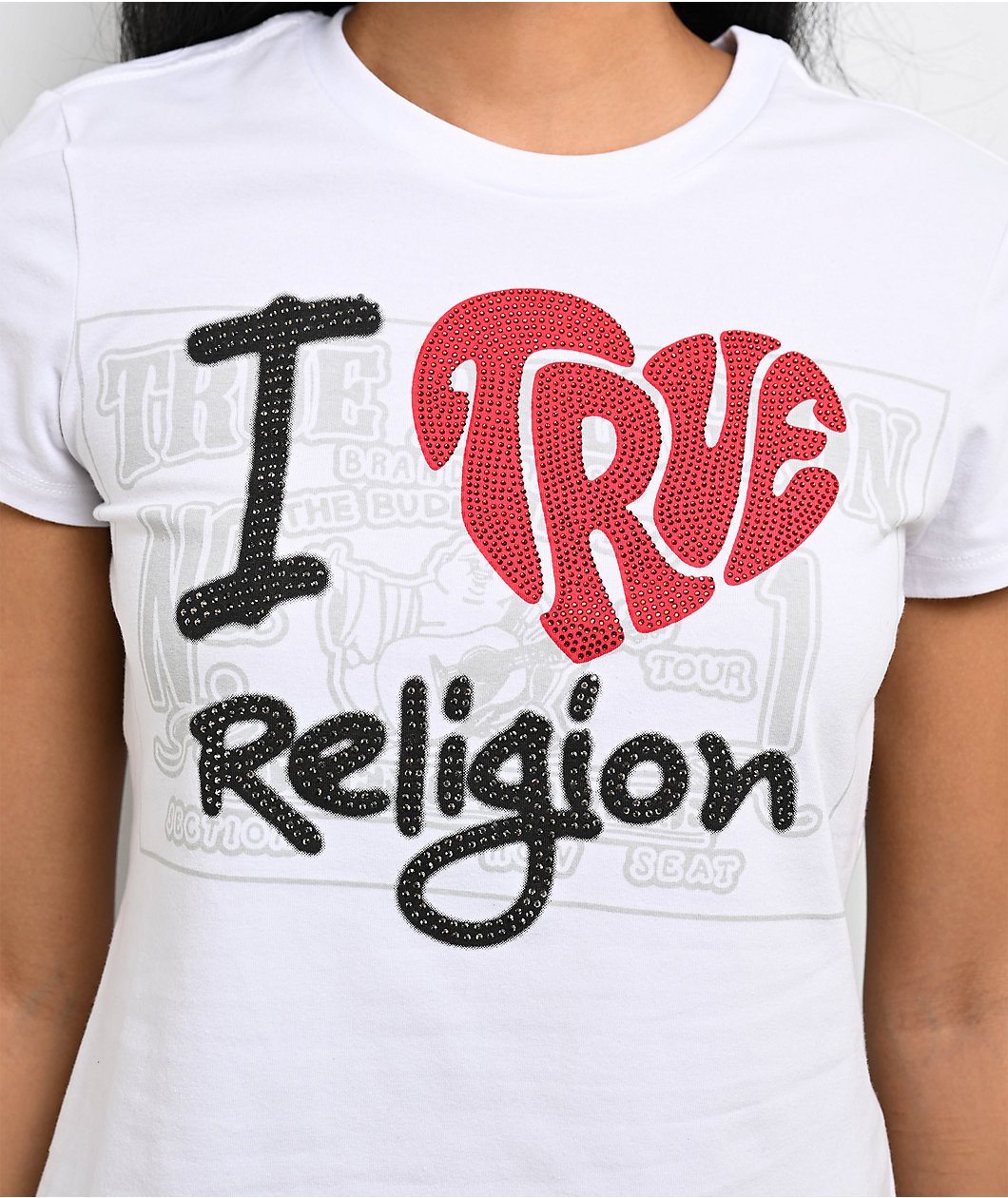 True Religion I Love True Classic White T-Shirt