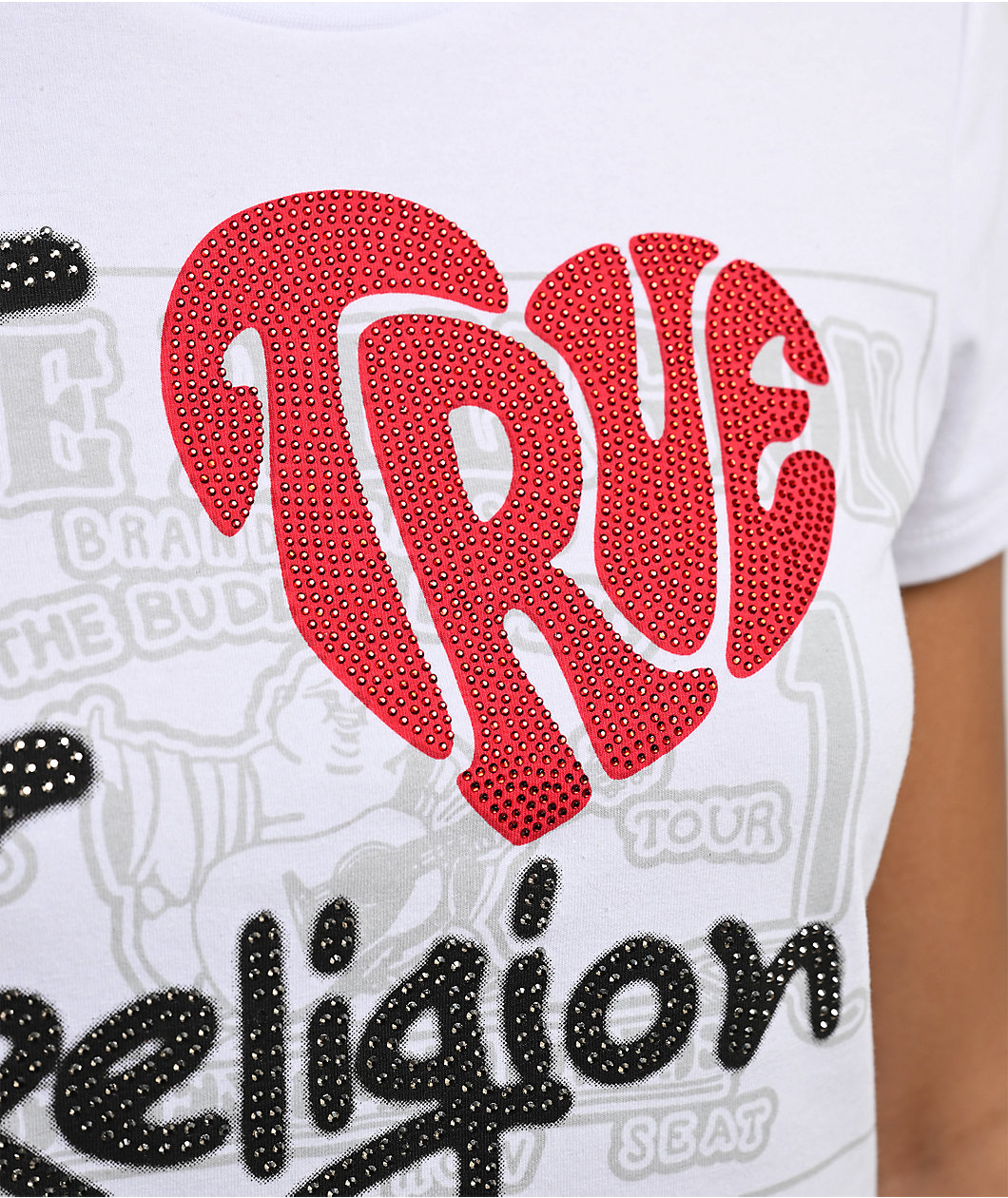 True Religion I Love True Classic White T-Shirt