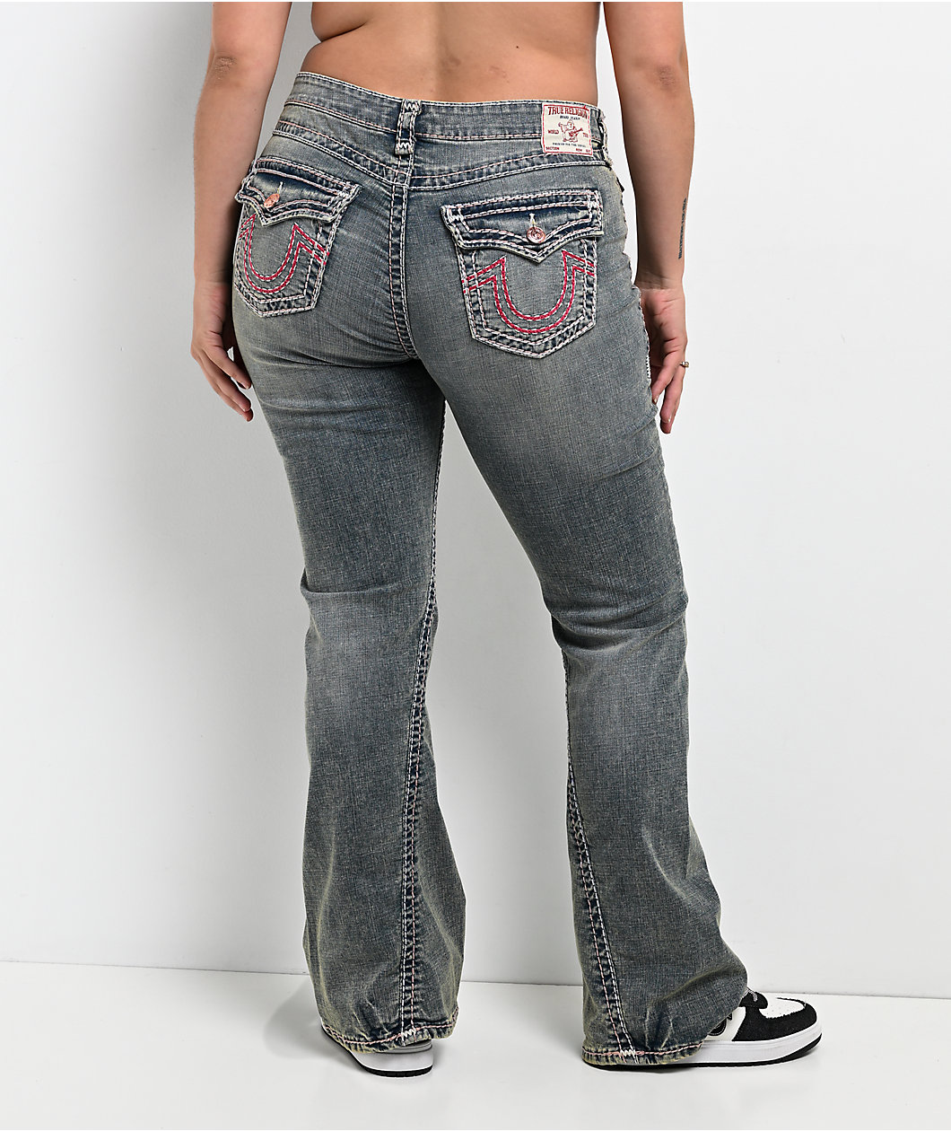 True Religion Joey Super T Medium Wash Bootcut Jeans