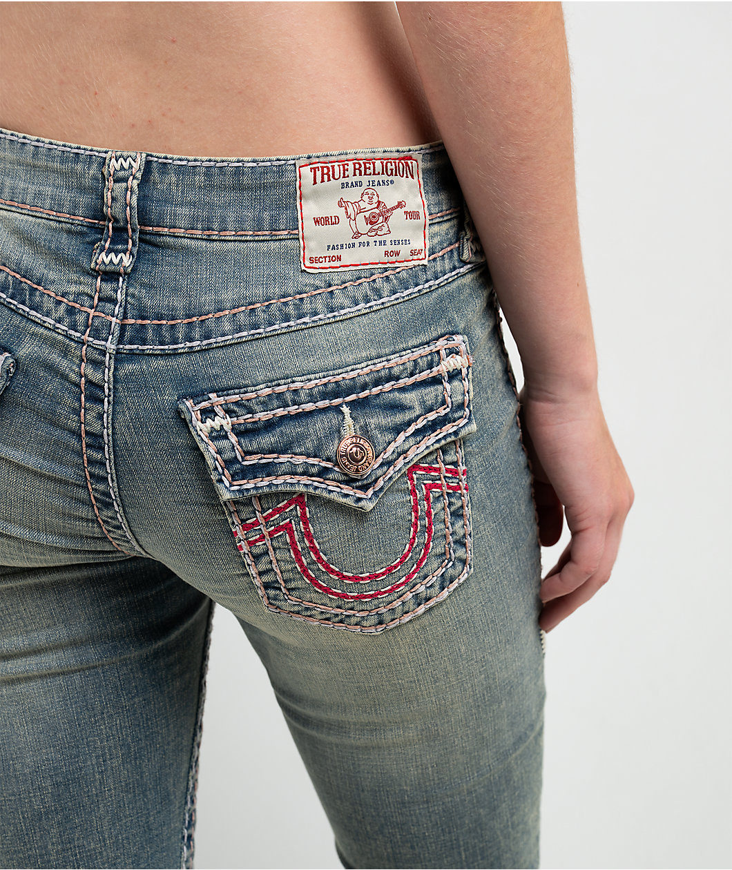 True Religion Joey Super T Medium Wash Bootcut Jeans