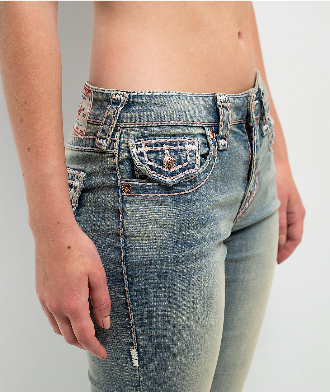 True Religion Joey Super T Medium Wash Bootcut Jeans
