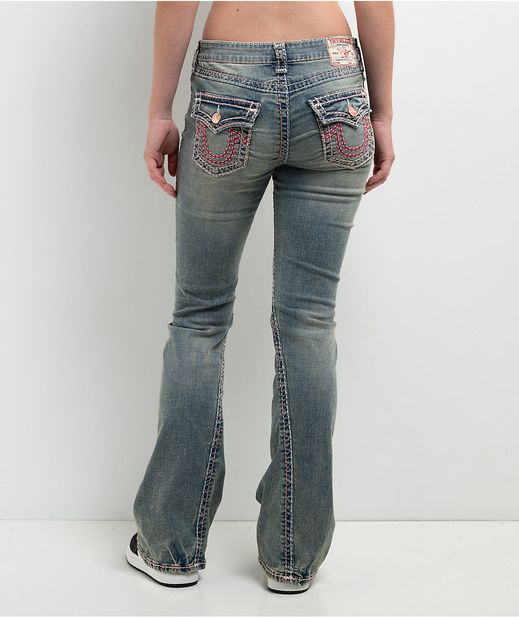 True Religion Joey Super T Medium Wash Bootcut Jeans