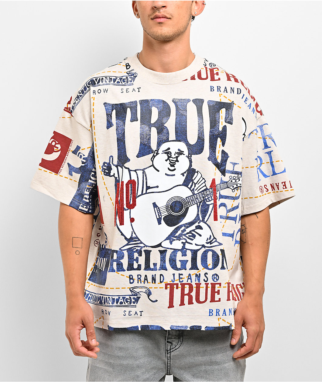 True Religion No.1 Beige T-Shirt
