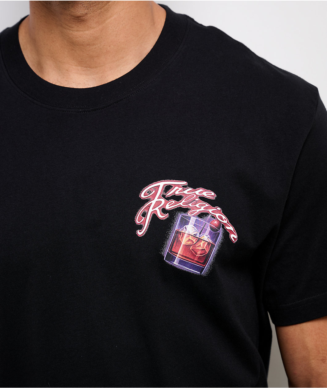True Religion On The Rocks Black T-Shirt