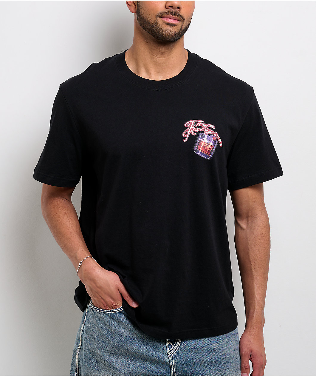 True Religion On The Rocks Black T-Shirt