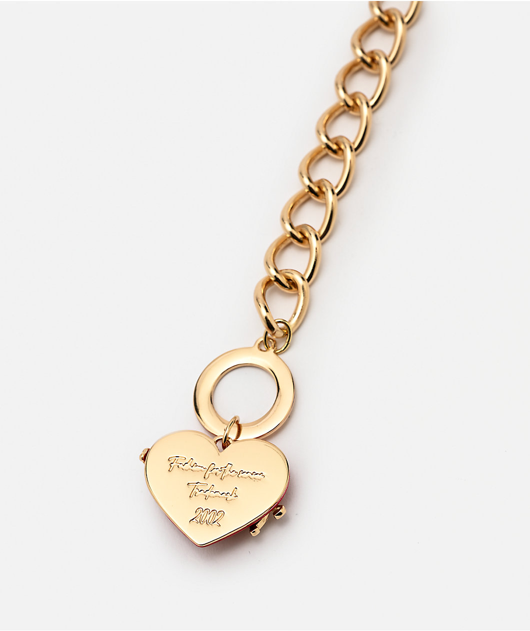 True Religion Red Heart Toggle Bracelet