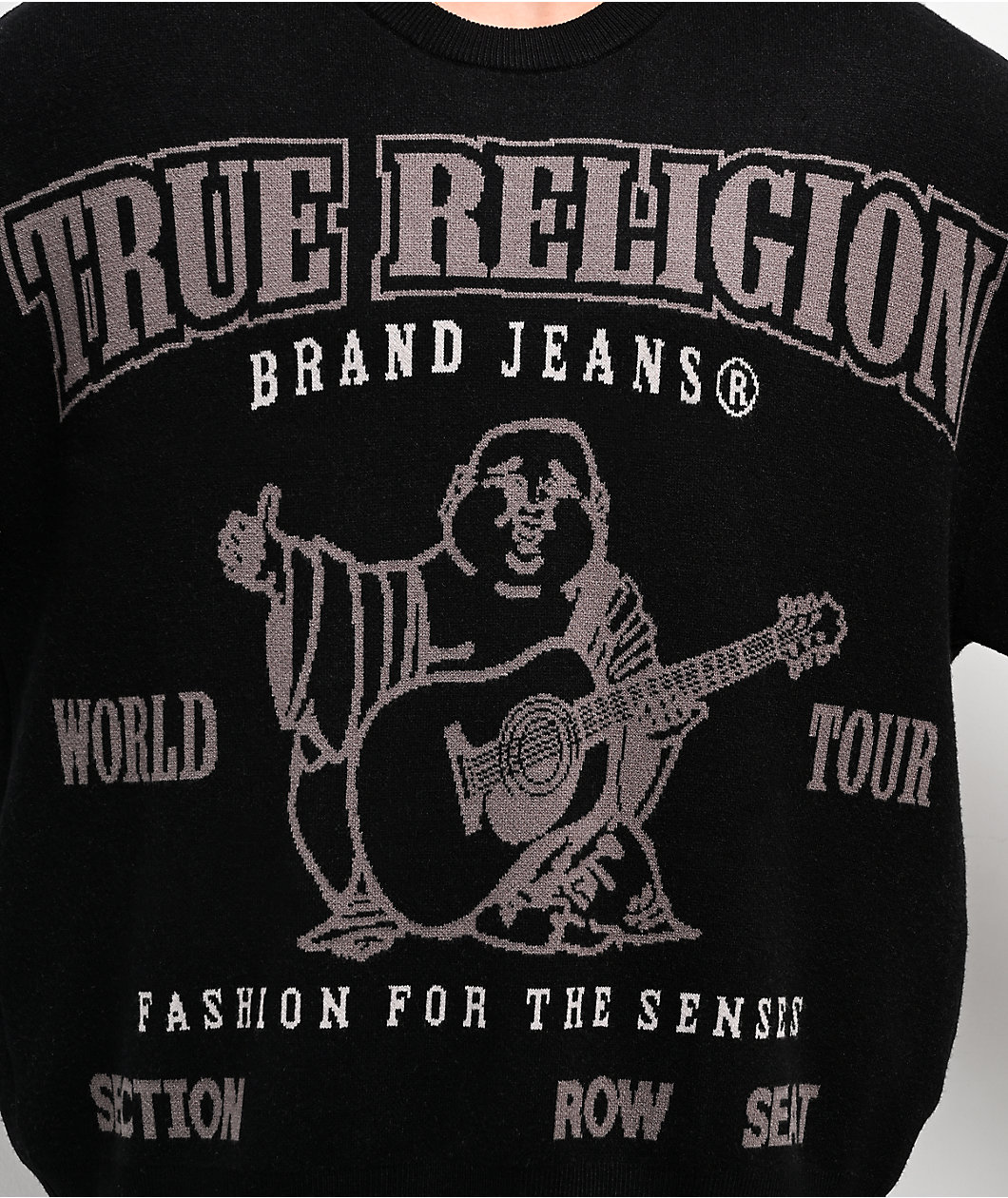 True Religion SRS Black Sweater
