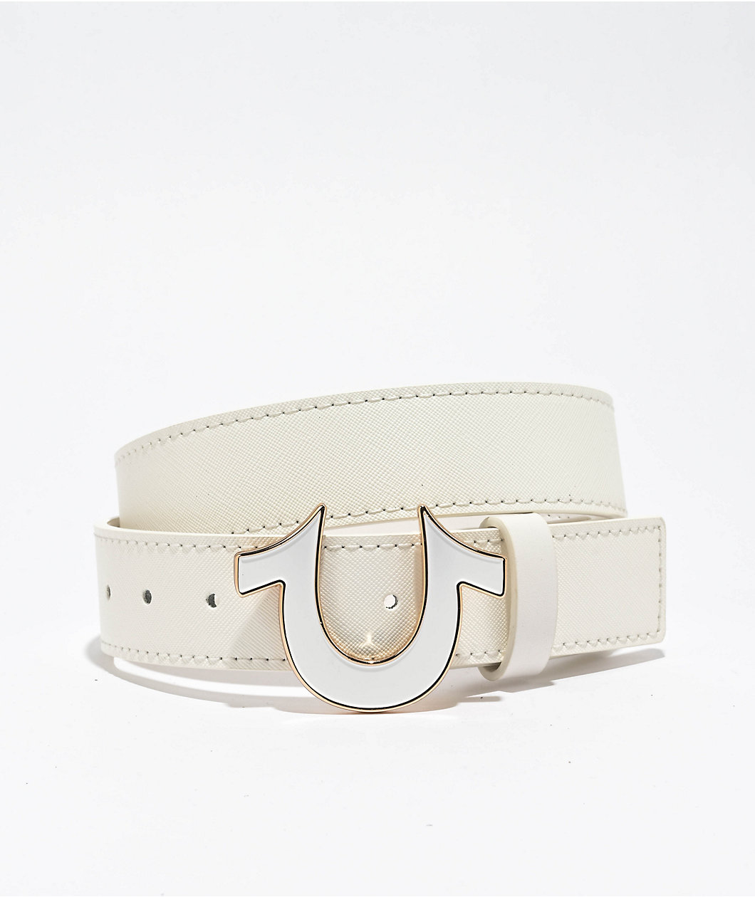 True Religion Sage II White Belt