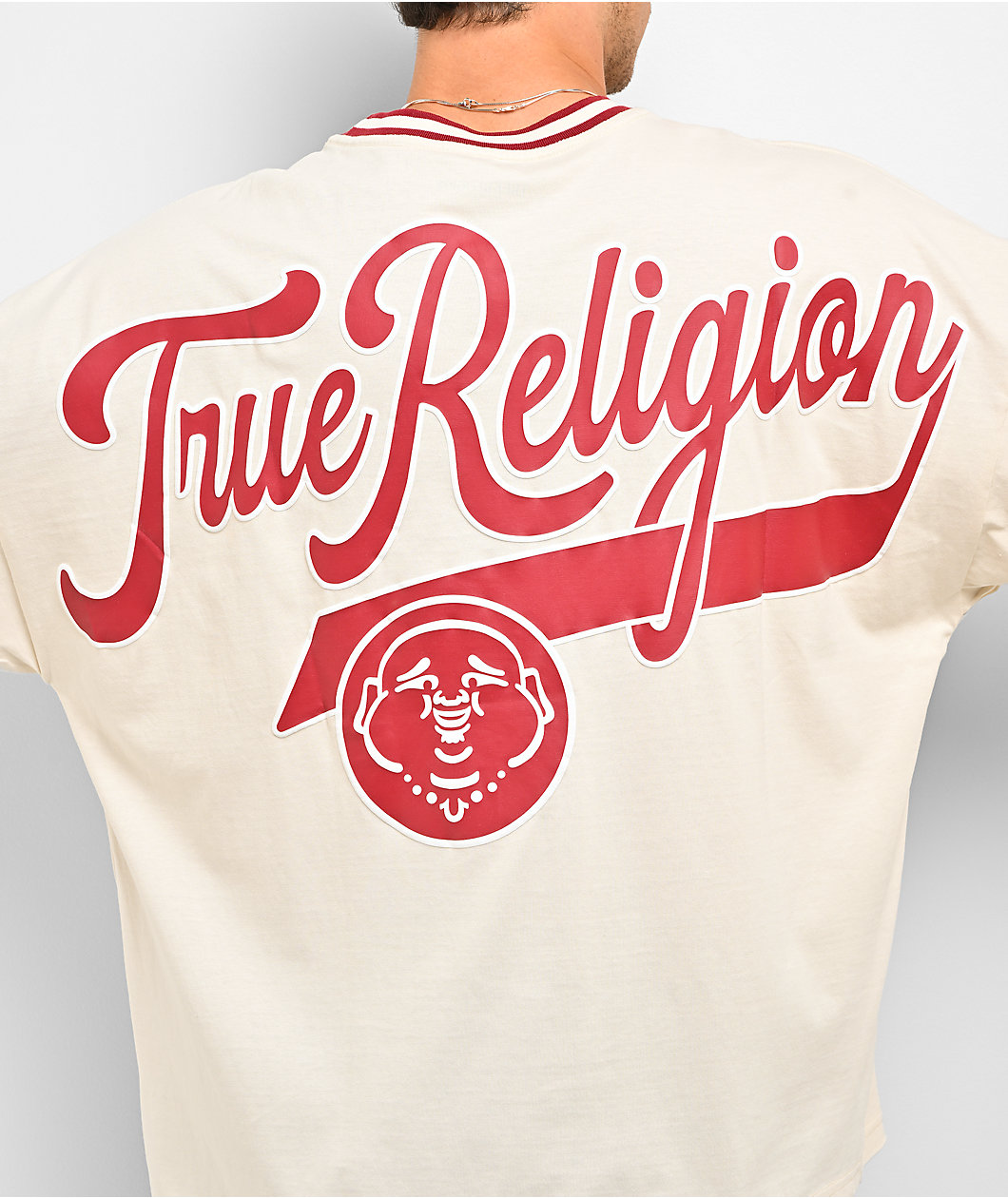True Religion Script Winter Heavyweight Oversized T-Shirt
