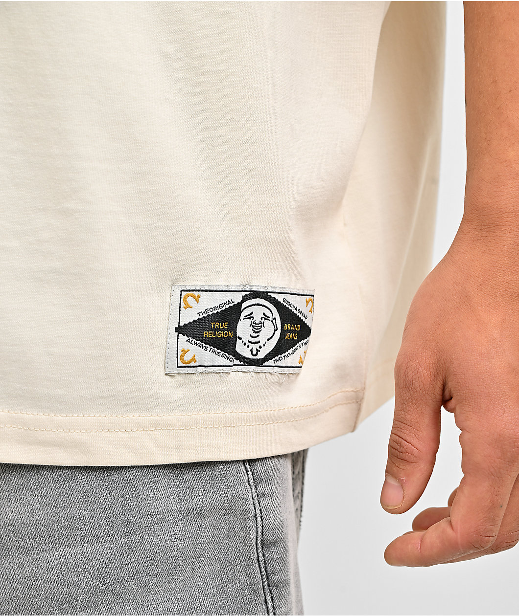 True Religion Script Winter Heavyweight Oversized T-Shirt