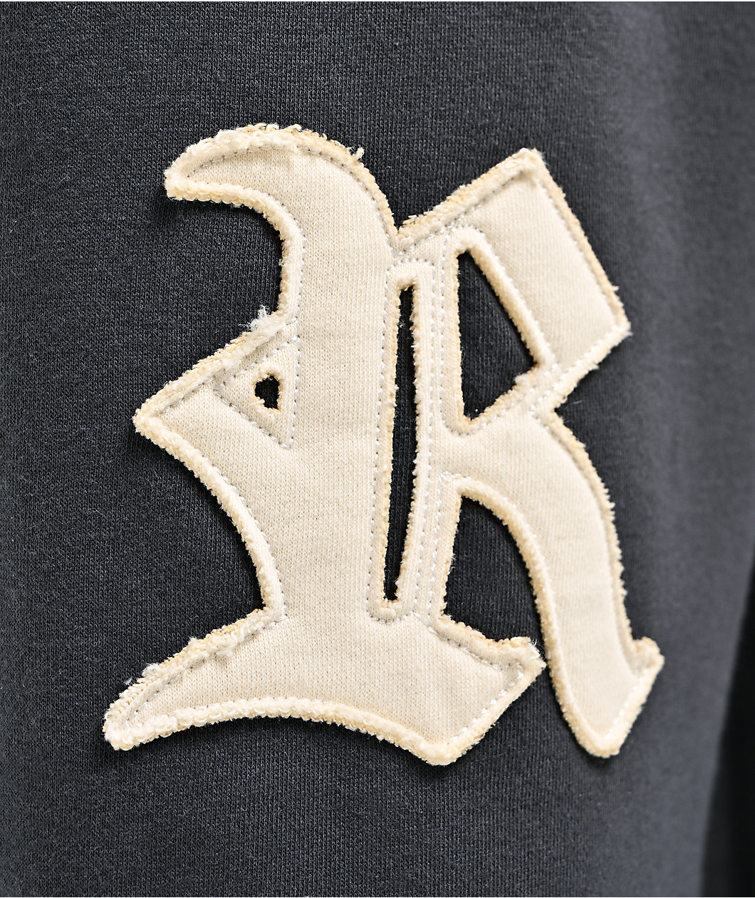 True Religion Tossed Logo Phantom Grey Zip Hoodie