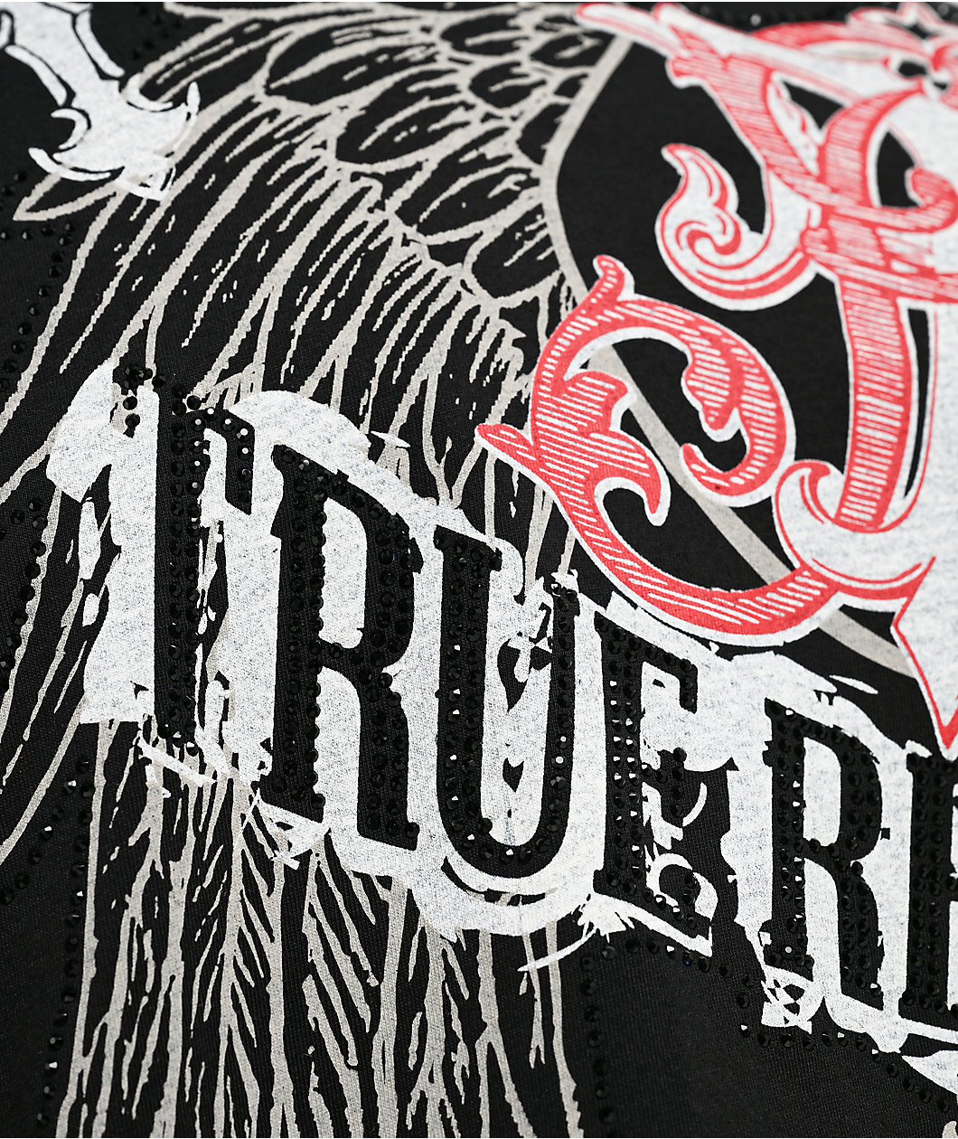 True Religion Winged Cross Black T-Shirt