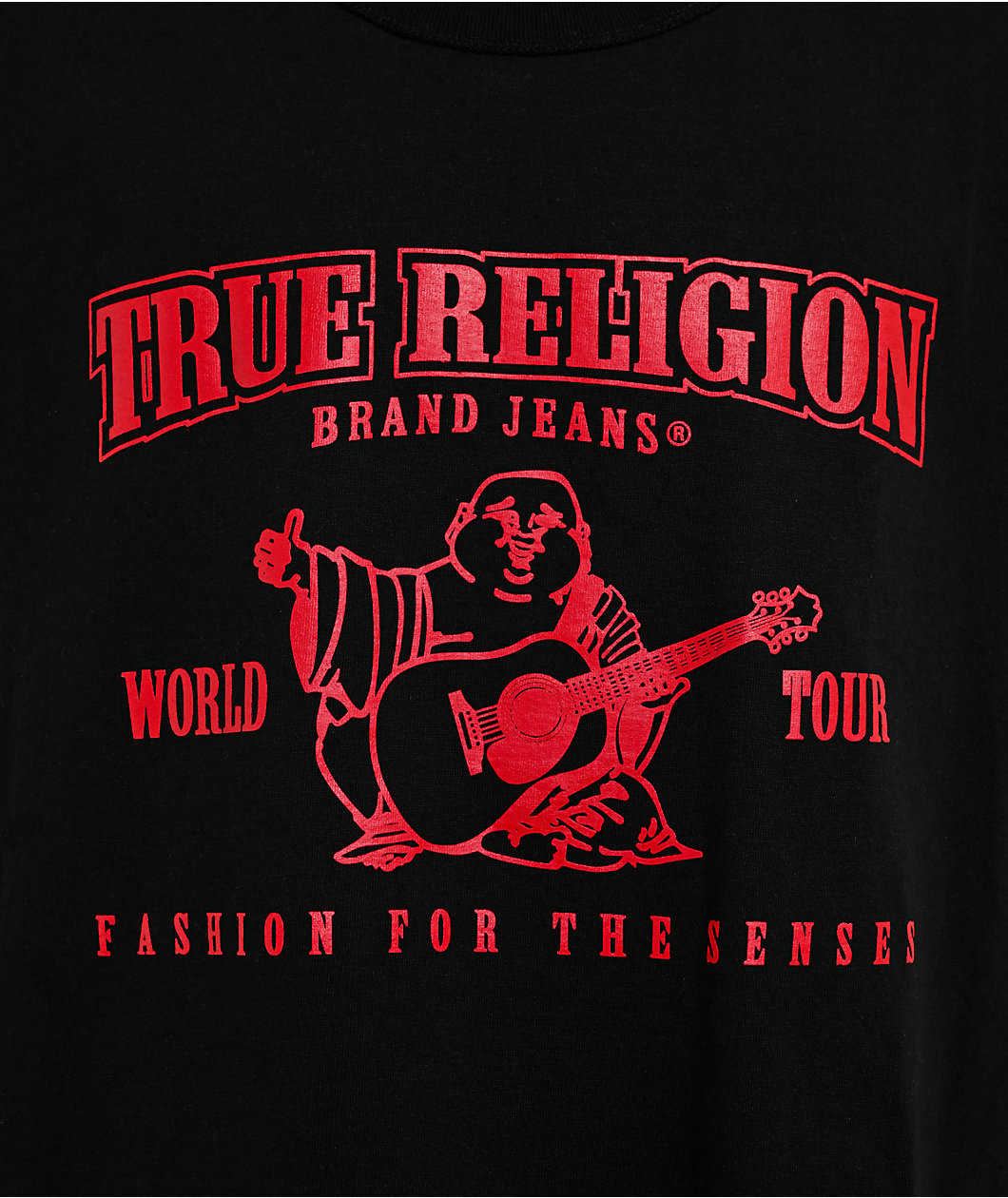 True Religion World Tour Black Tank Top