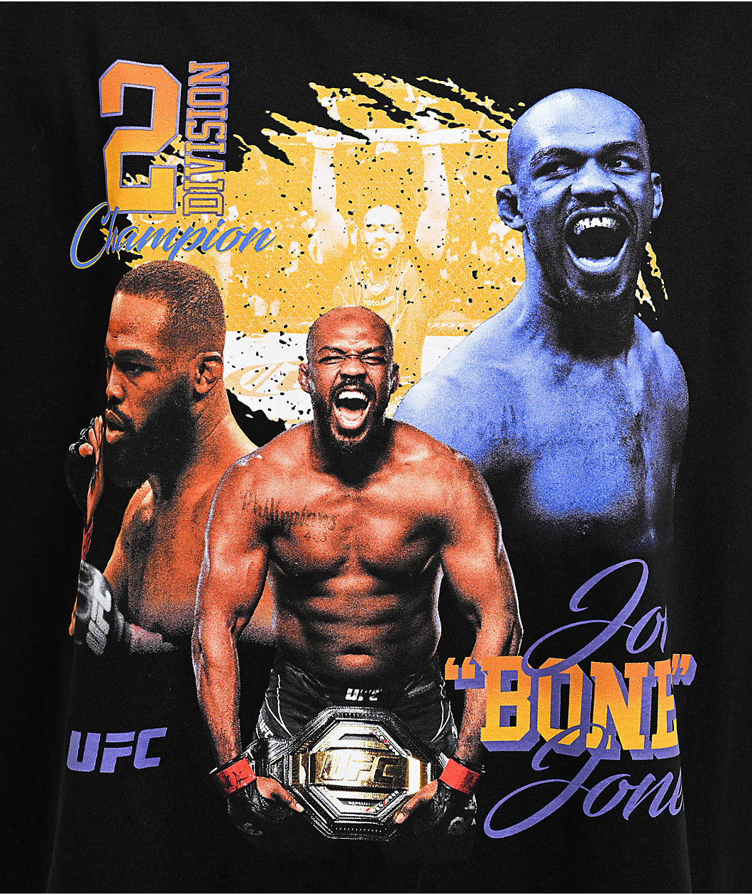 UFC Bones Jones Black T-Shirt