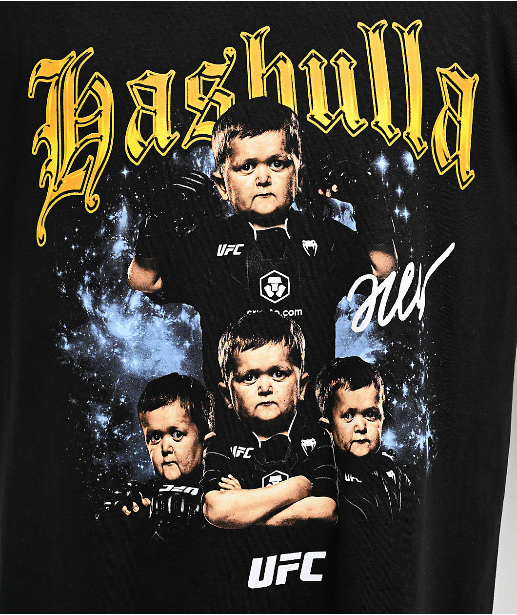 UFC Hasbulla Squad Black T-Shirt