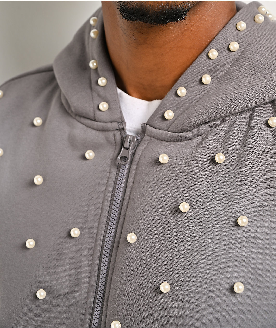 Uncle Ralph Pearl Grey Zip Hoodie