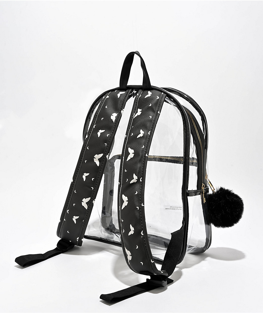 Under1Sky Black & Clear Backpack