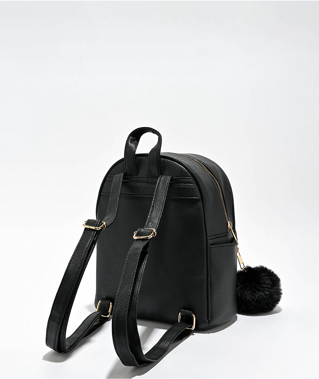 Under1Sky Charm Black Mini Backpack