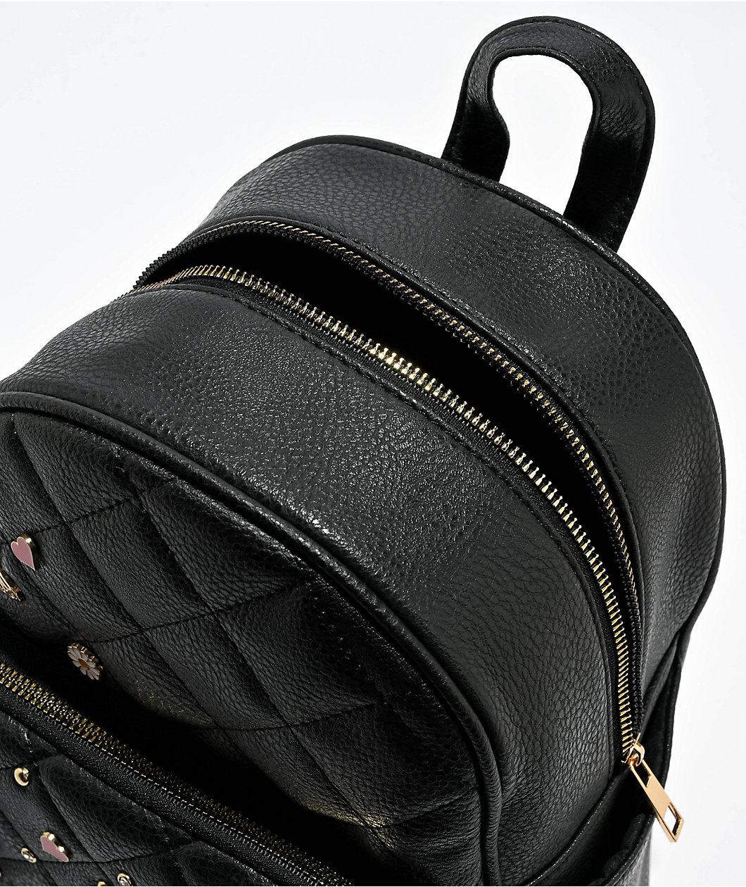 Under1Sky Charm Black Mini Backpack