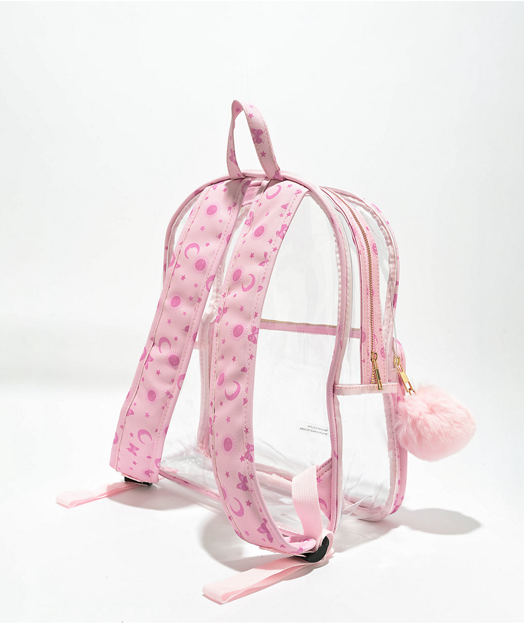 Under1Sky Pink & Clear Backpack