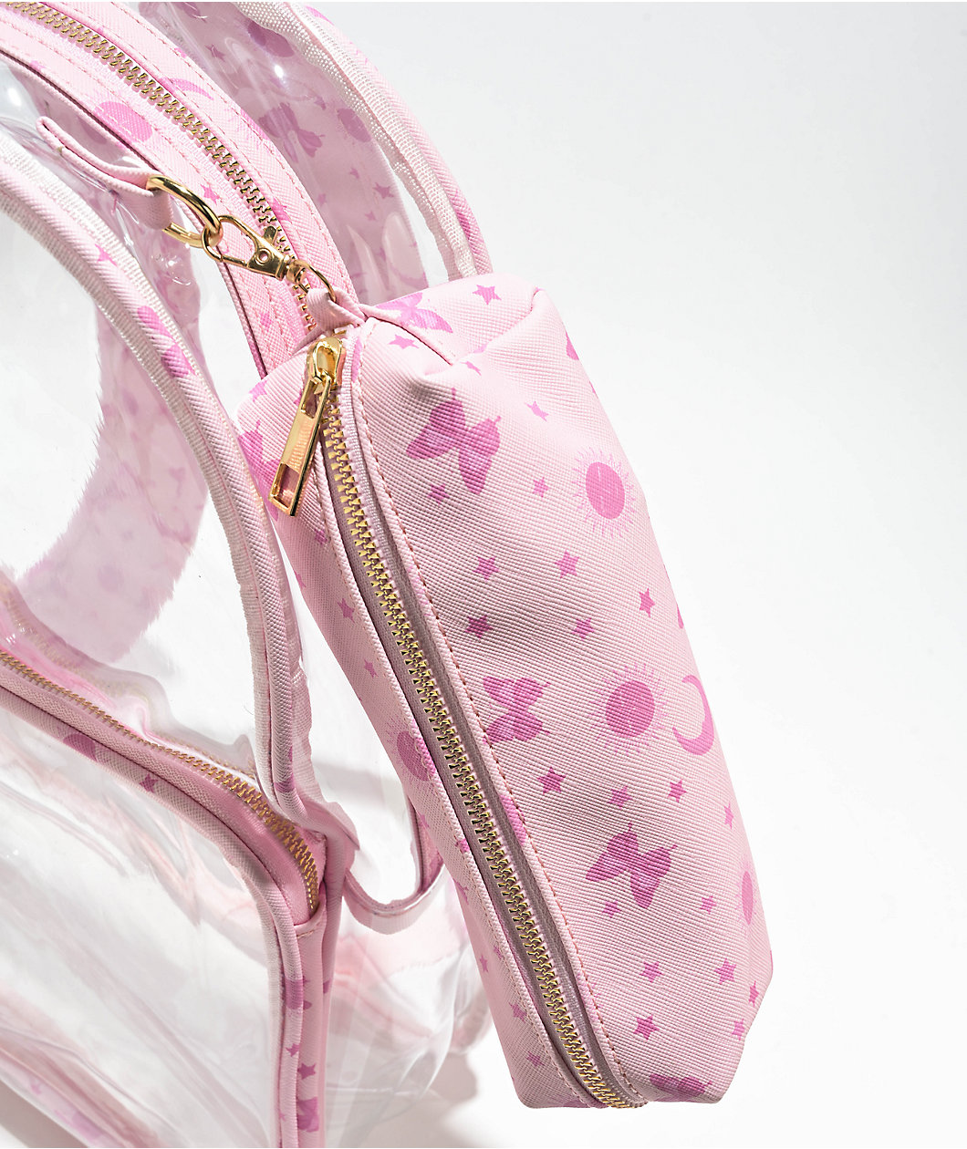 Under1Sky Pink & Clear Backpack