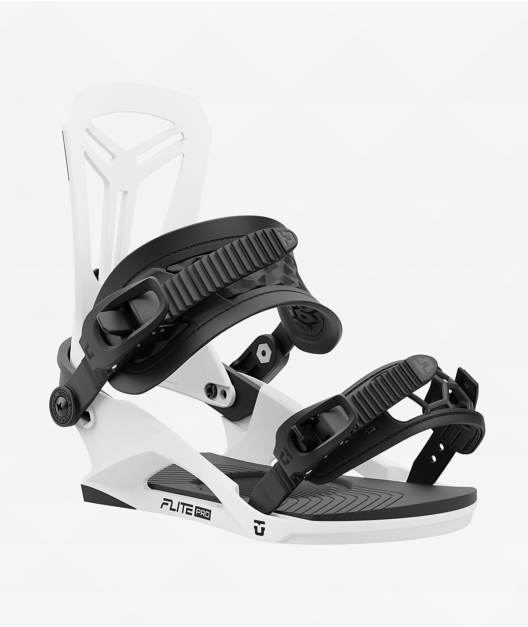 Union Flite Pro White Snowboard Bindings 2025