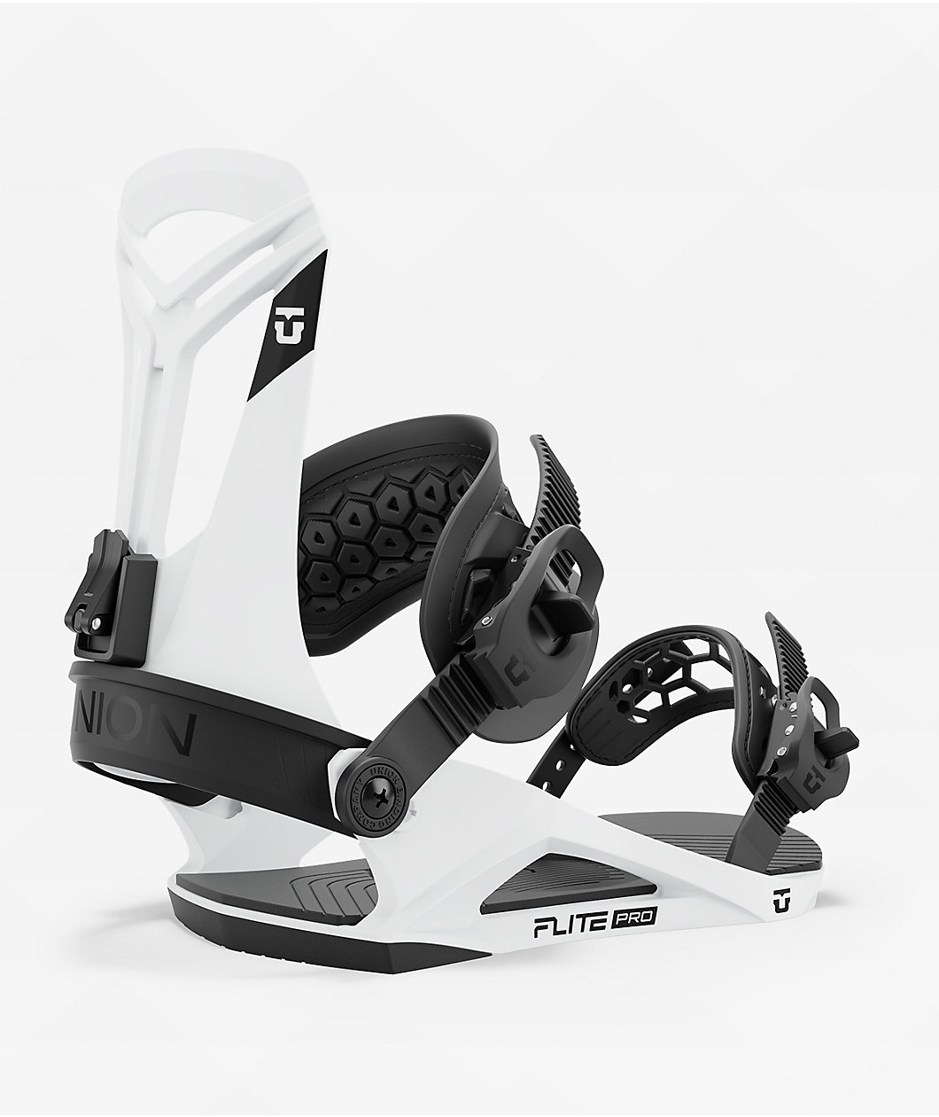 Union Flite Pro White Snowboard Bindings 2025