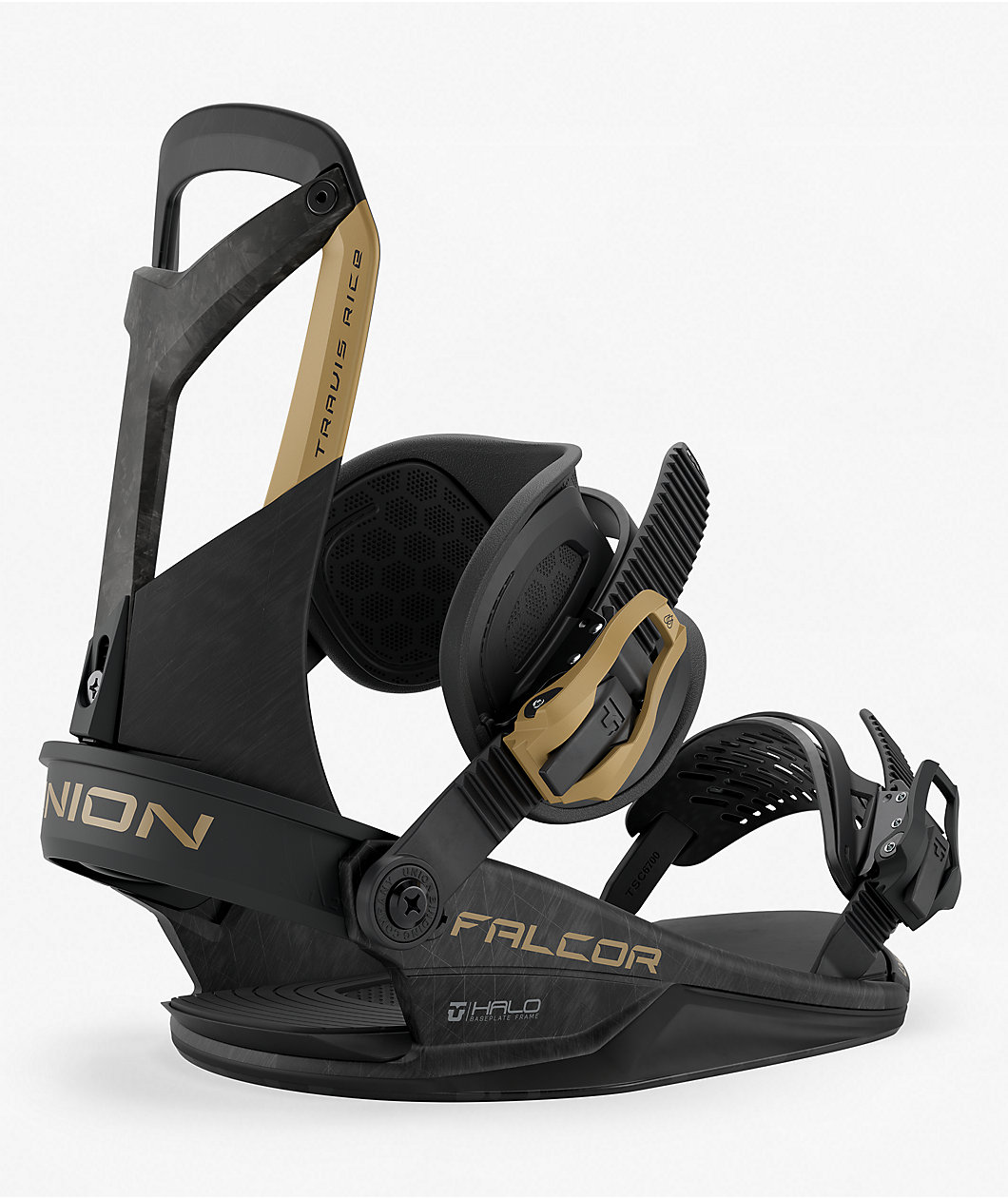 Union Rice Falcor Black Snowboard Bindings 2027