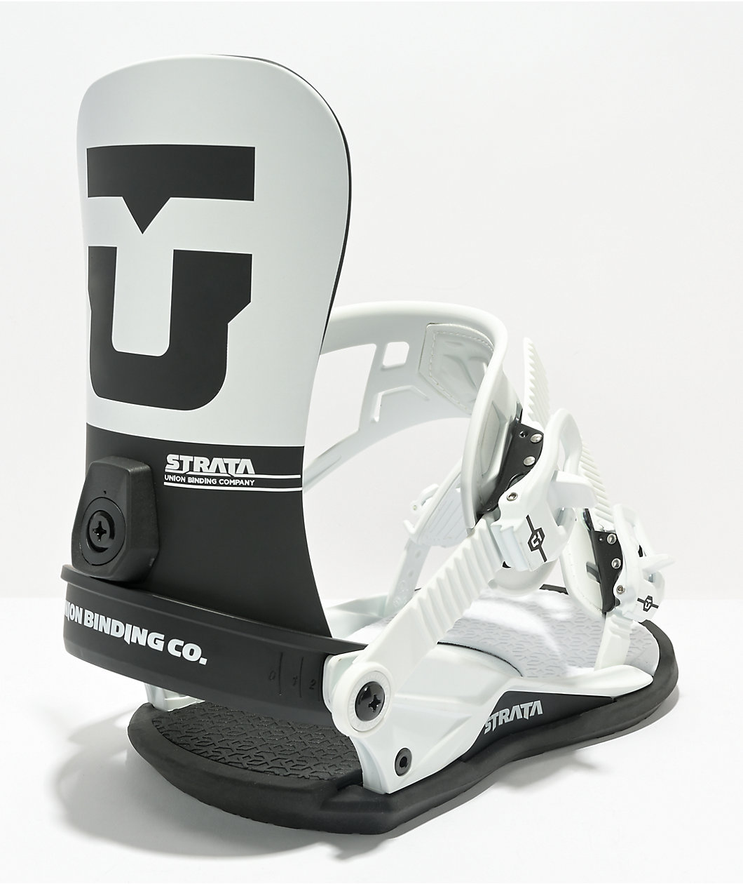 Union Strata White Snowboard Bindings 2023