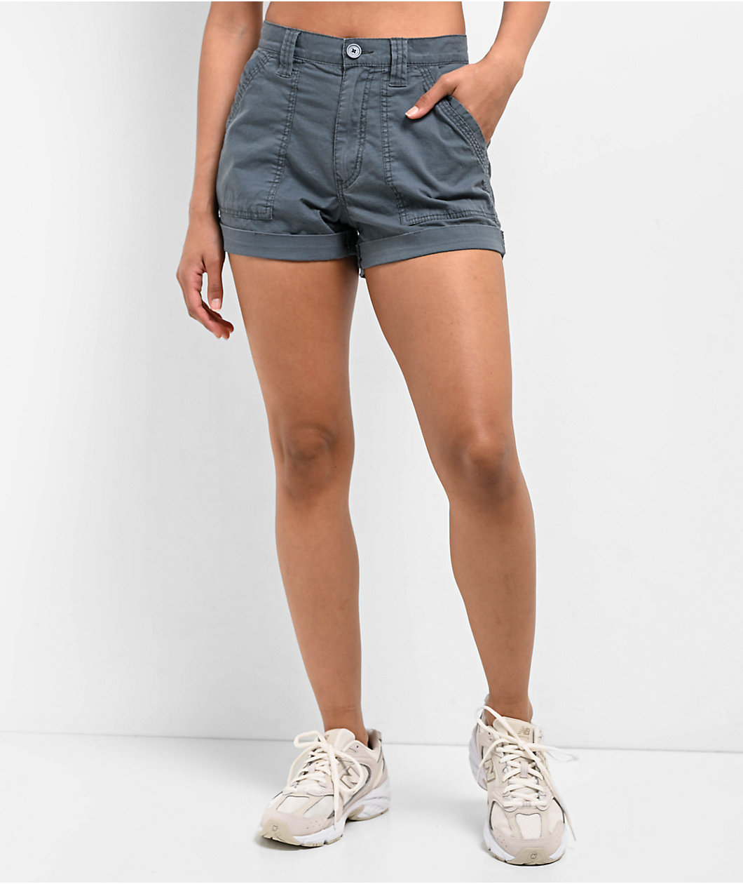 UnionBay Agnes Grey Carpenter Shorts