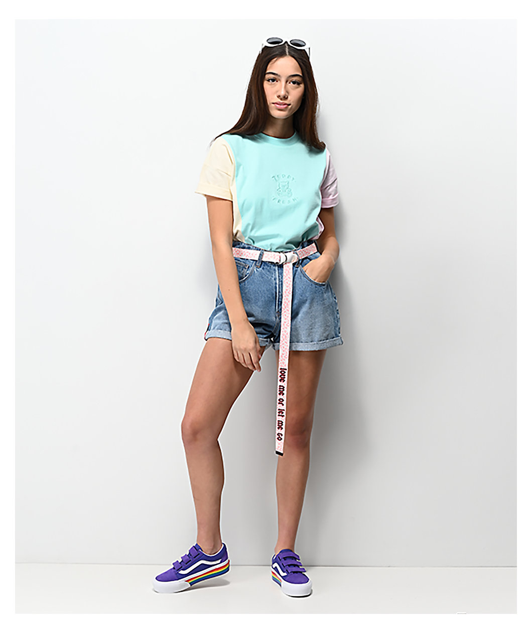 Unionbay Back Tab Medium Wash Denim Shorts