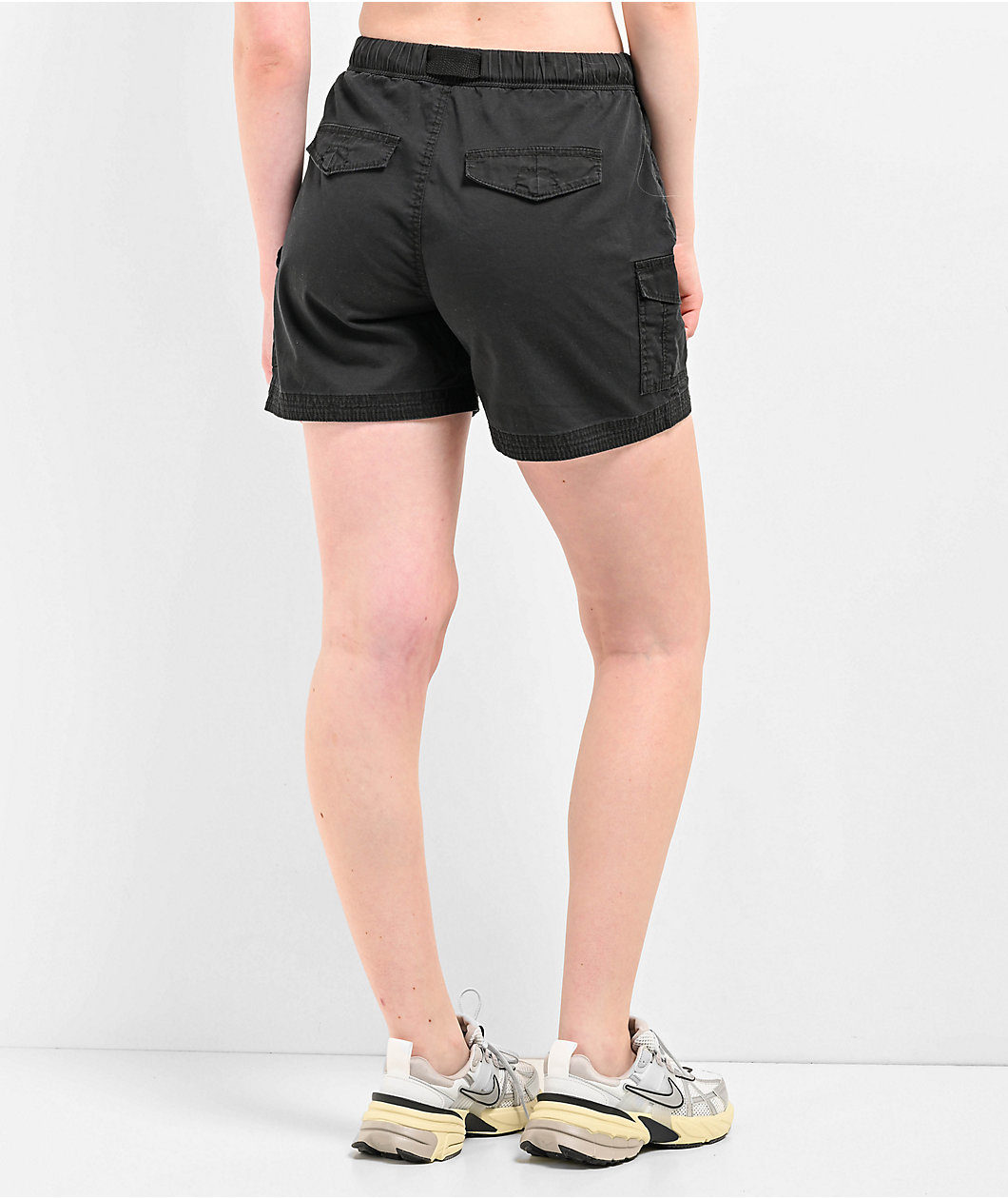 Unionbay Chase Black Utility Belt Shorts