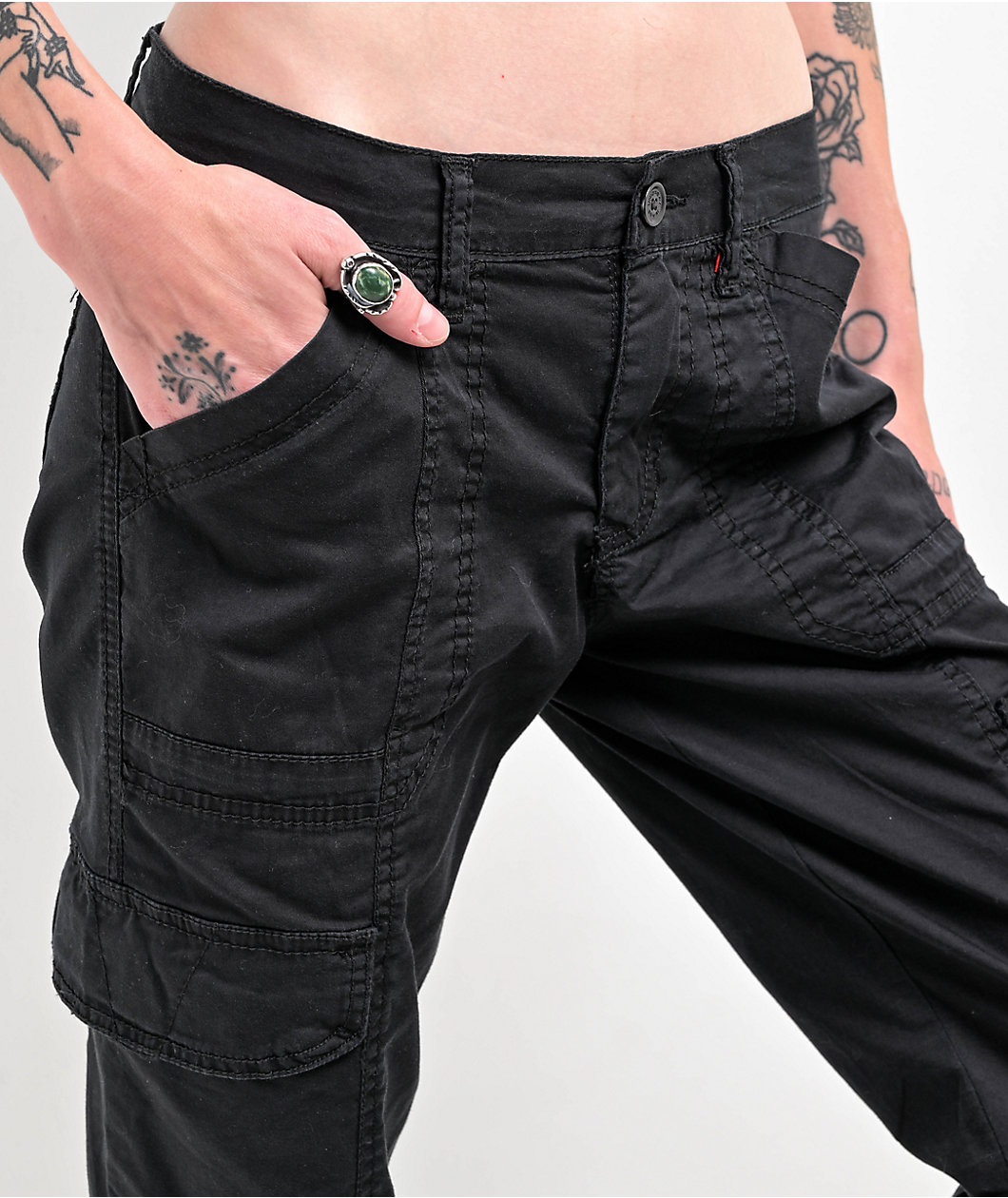 Unionbay Cobe Black Cargo Pants