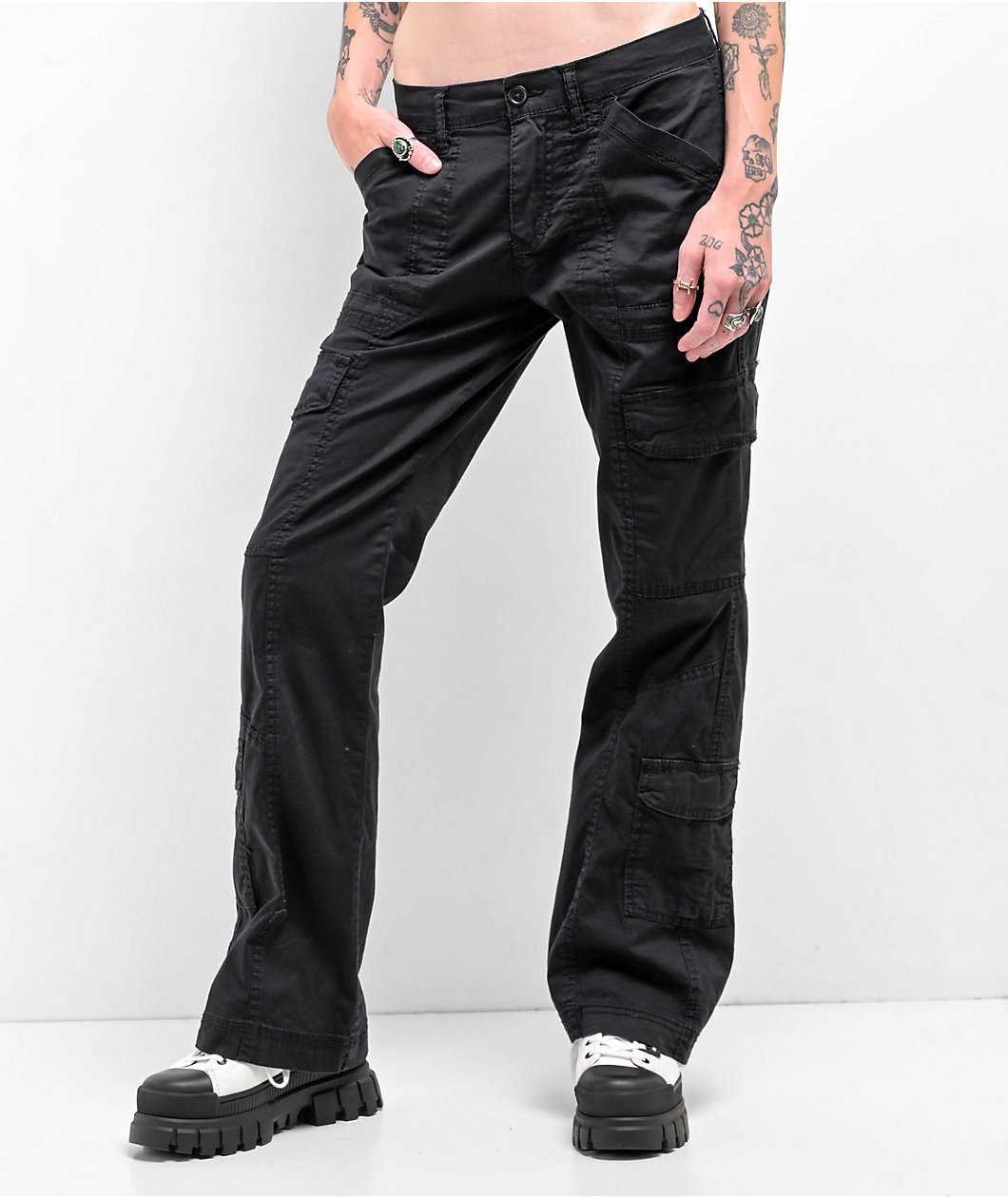 Unionbay Cobe Black Cargo Pants