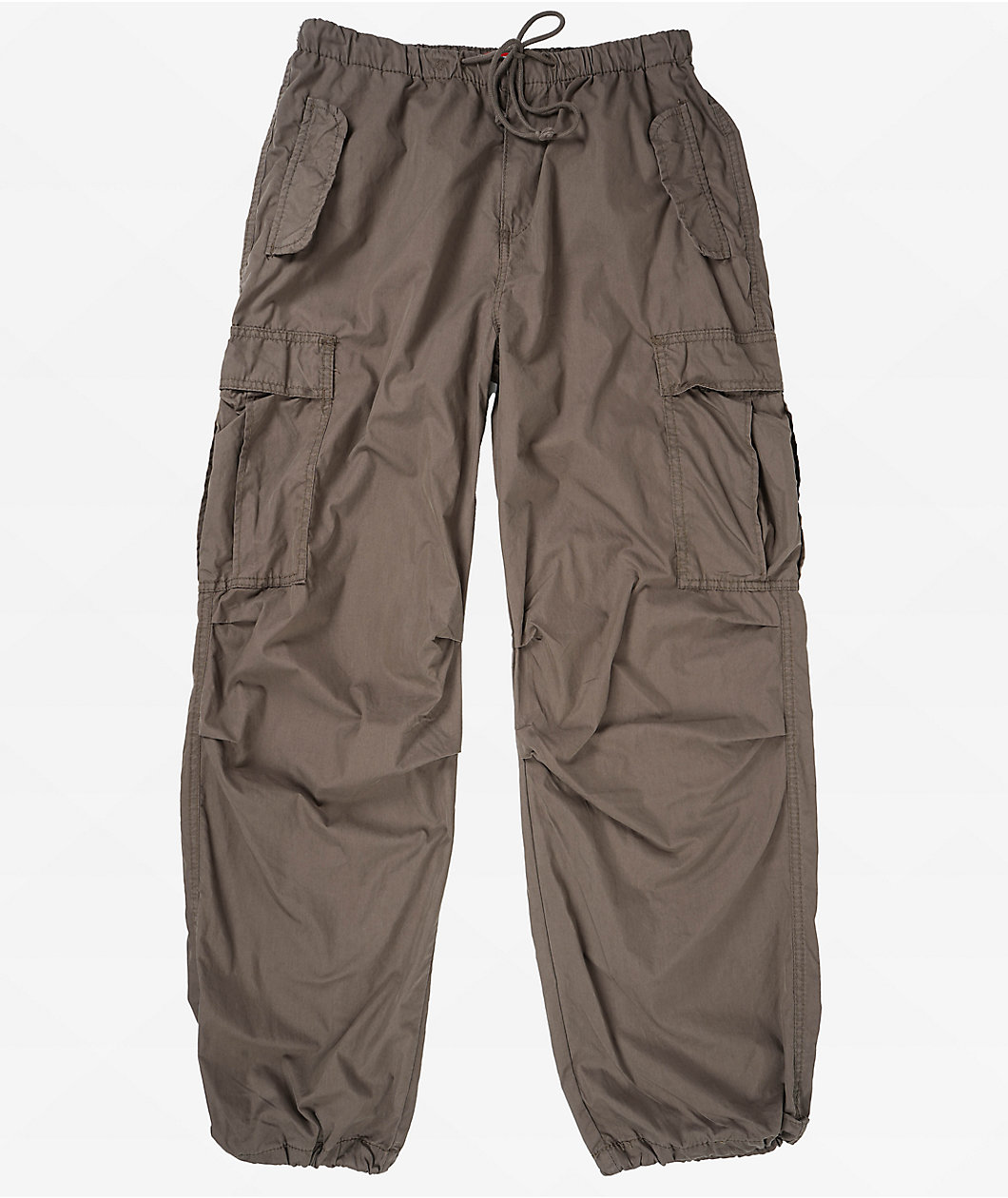 Unionbay Logan Grey Peached Cargo Parachute Pants