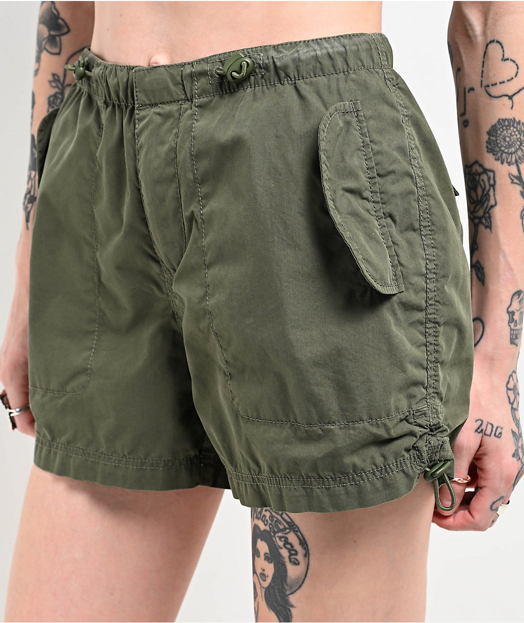 Unionbay Luca Kale Parachute Shorts