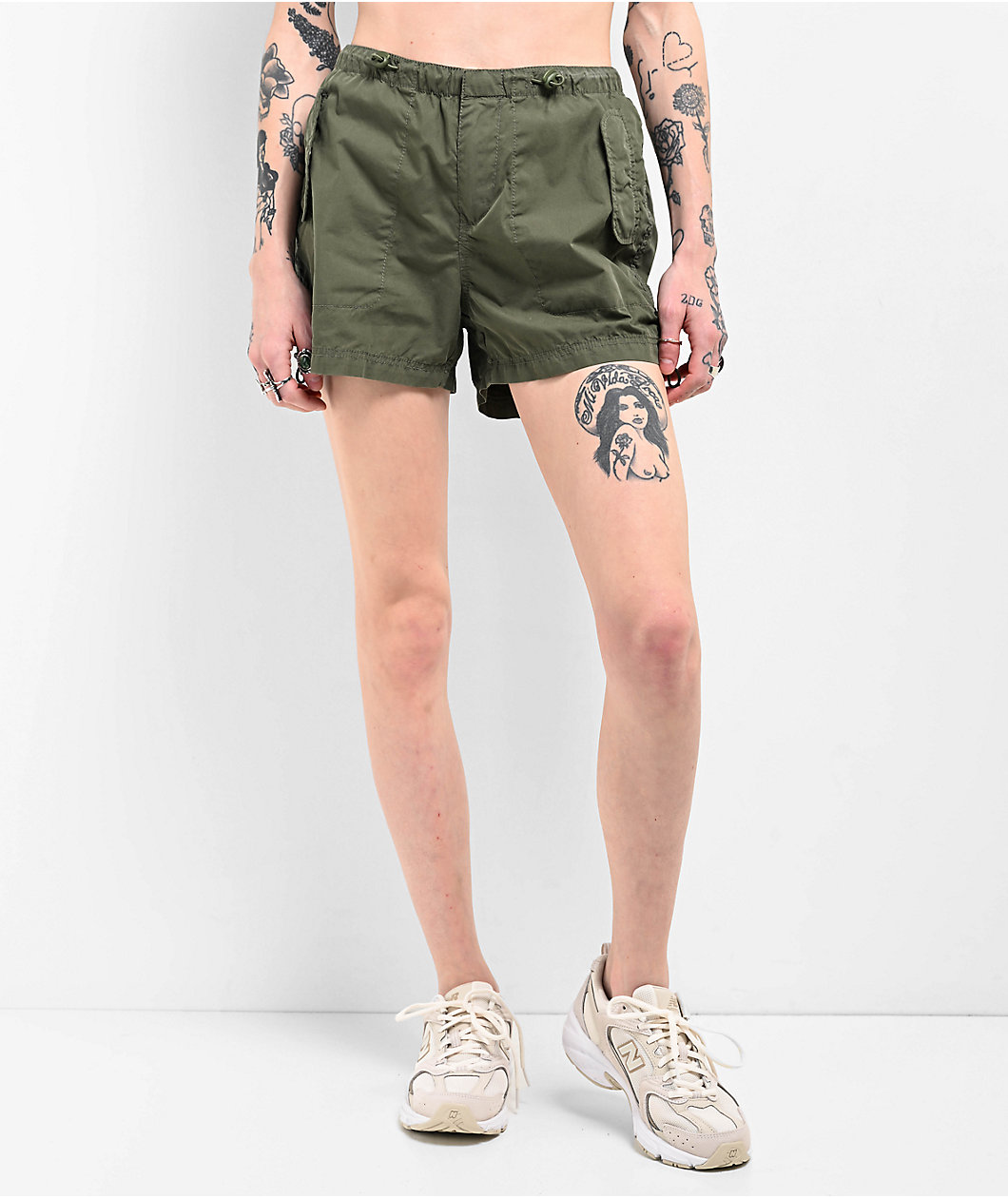 Unionbay Luca Kale Parachute Shorts